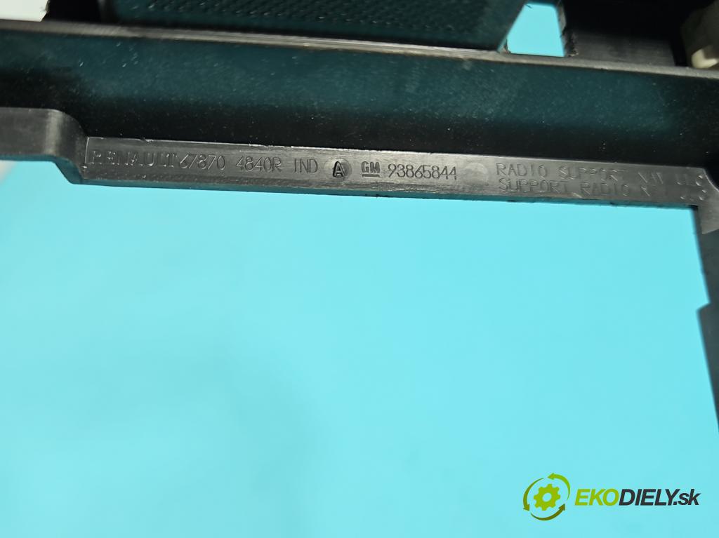 Renault Trafic III 2014 - 2.0 dci 120 HP manual 88 kW 1997 cm3 5- Rám: rádio: 678704840R