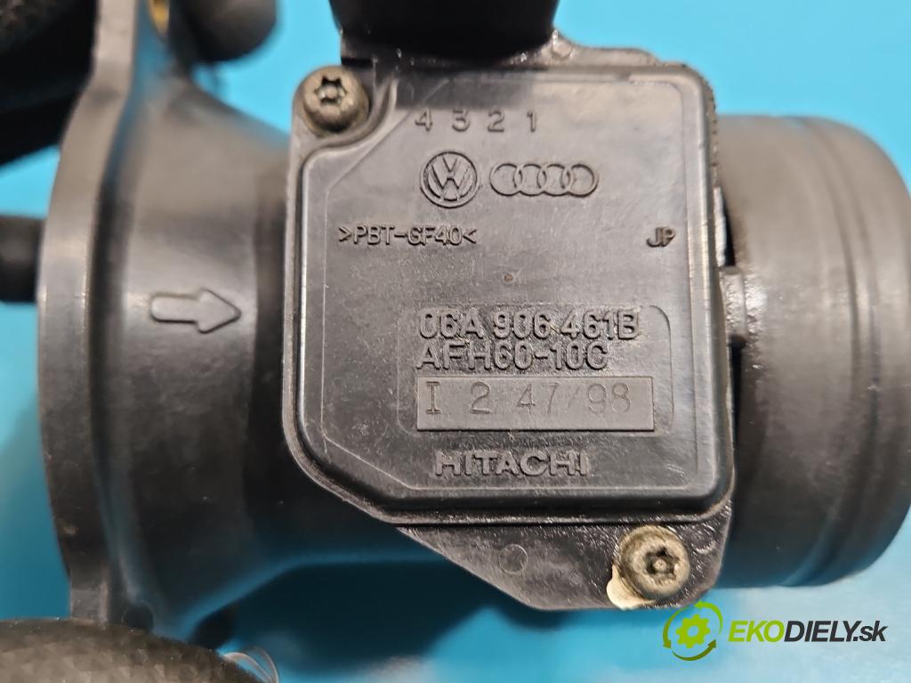 Vw Golf IV 1997-2003 1.6 sr 101 HP manual 74 kW 1595 cm3 5- průtokoměr: 06A906461B (Váha vzduchu)