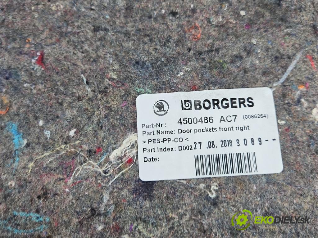 Skoda Kodiaq I 2.0 tdi 150 hp automatic 110 kW 1968 cm3 5- Tapacír: dveře přední pravé