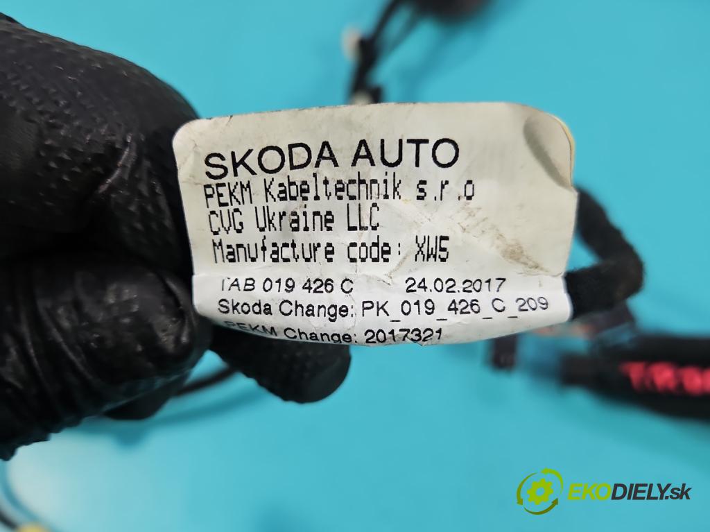 Skoda Kodiaq I 2.0 tdi 150 HP automatic 110 kW 1968 cm3 5- Zväzok: dvere zadné pravých 565971694AA