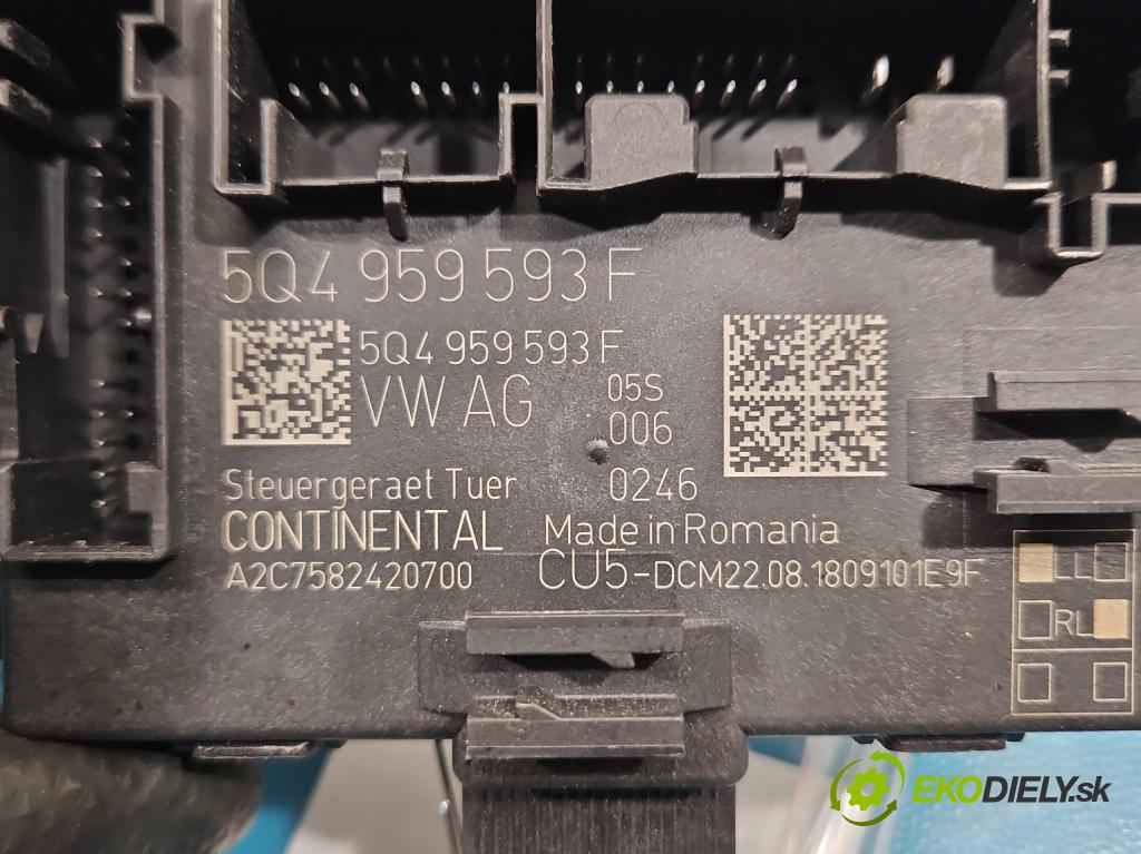 Skoda Kodiaq I 2.0 tdi 150 HP automatic 110 kW 1968 cm3 5- riadiaca jednotka ostatné 5Q4959593F