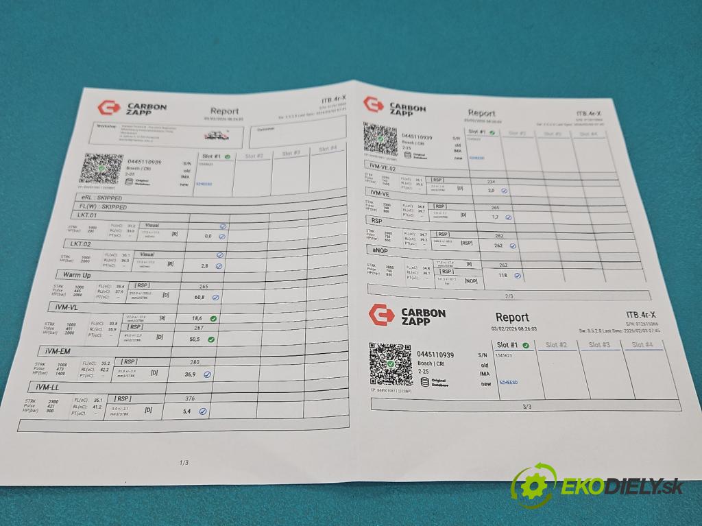Renault Trafic III 2014 - 2.0 dci 120 HP manual 88 kW 1997 cm3 5- vstrek 0445110939 (Vstrekovač paliva)