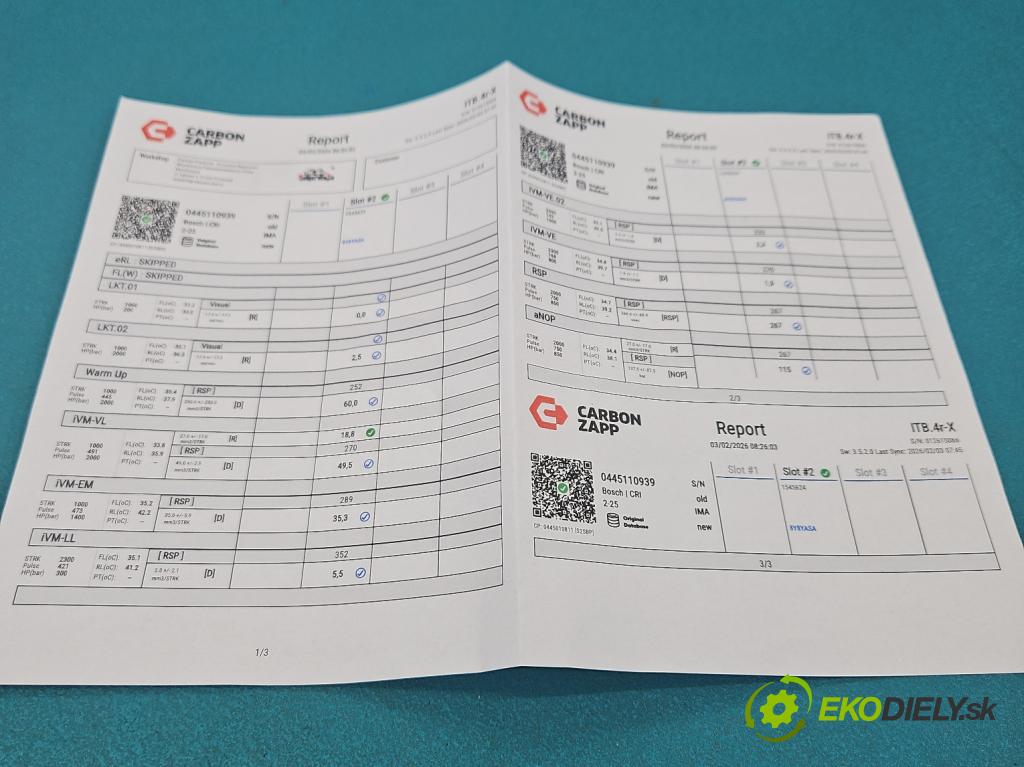 Renault Trafic III 2014 - 2.0 dci 120 HP manual 88 kW 1997 cm3 5- vstrek 0445110939 (Vstrekovač paliva)