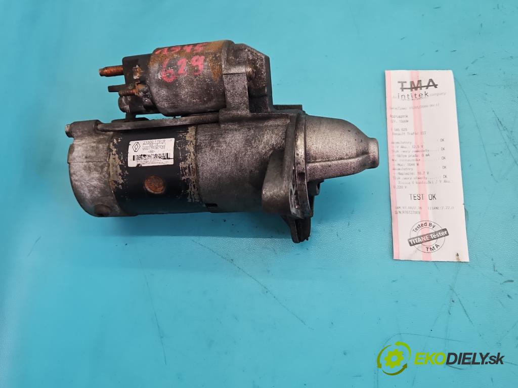 Renault Trafic III 2014 - 2.0 dci 120 HP manual 88 kW 1997 cm3 5- štartér 233001791R (Štartér)