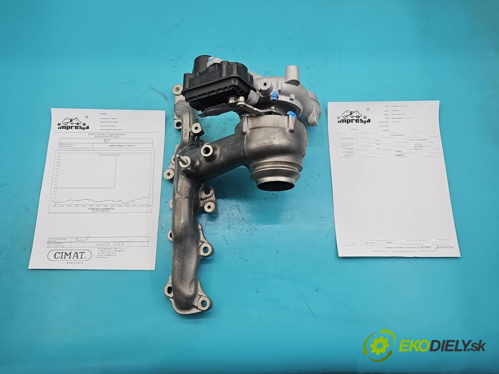 Renault Trafic III 2014 - 2.0 dci 120 HP manual 88 kW 1997 cm3 5- turbodúchadlo, turbo repasovaná 49131-07400