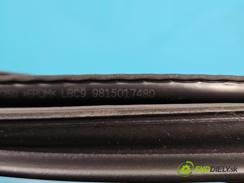 Opel Grandland 2017–2024 1.2 T 131 HP automatic 96 kW 1199 cm3 5- Těsnění: dvere zadné pravé 9815017480 (Karoséria ostatné)