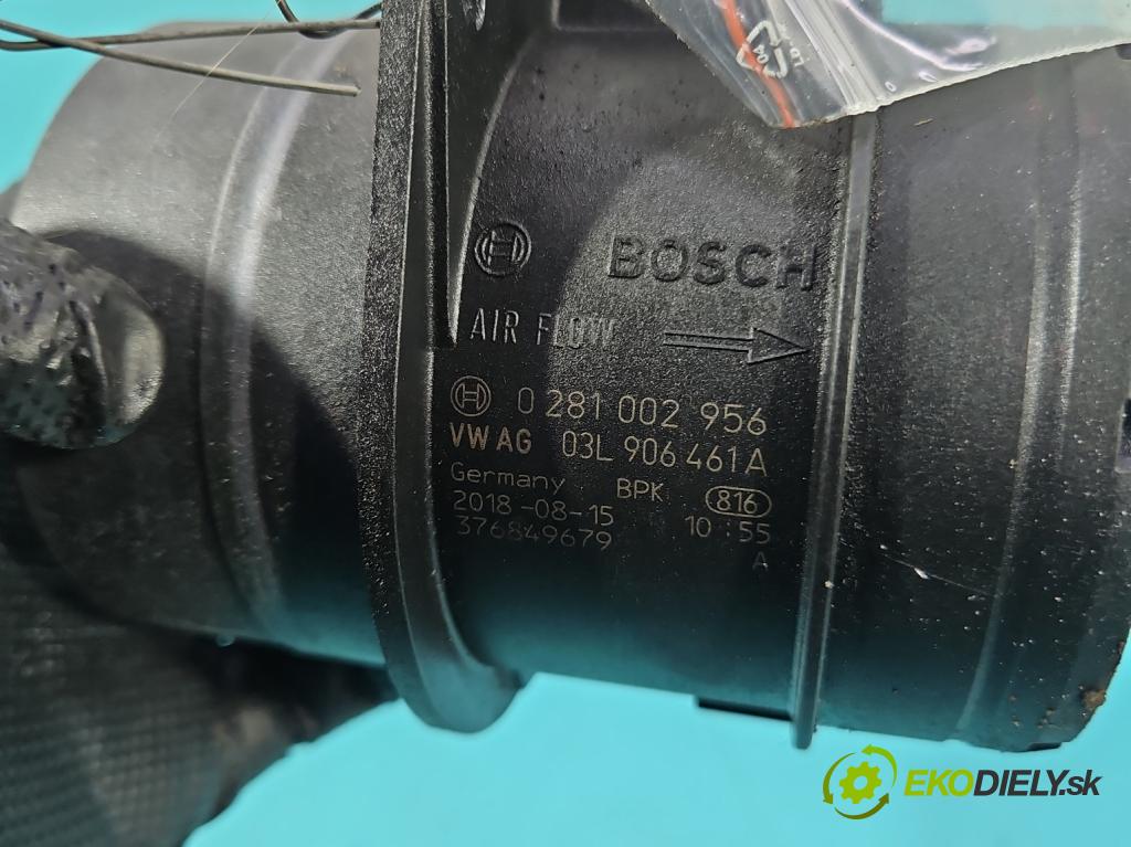 Skoda Kodiaq I 2.0 tdi 150 HP automatic 110 kW 1968 cm3 5- průtokoměr: 0281002956 (Váha vzduchu)