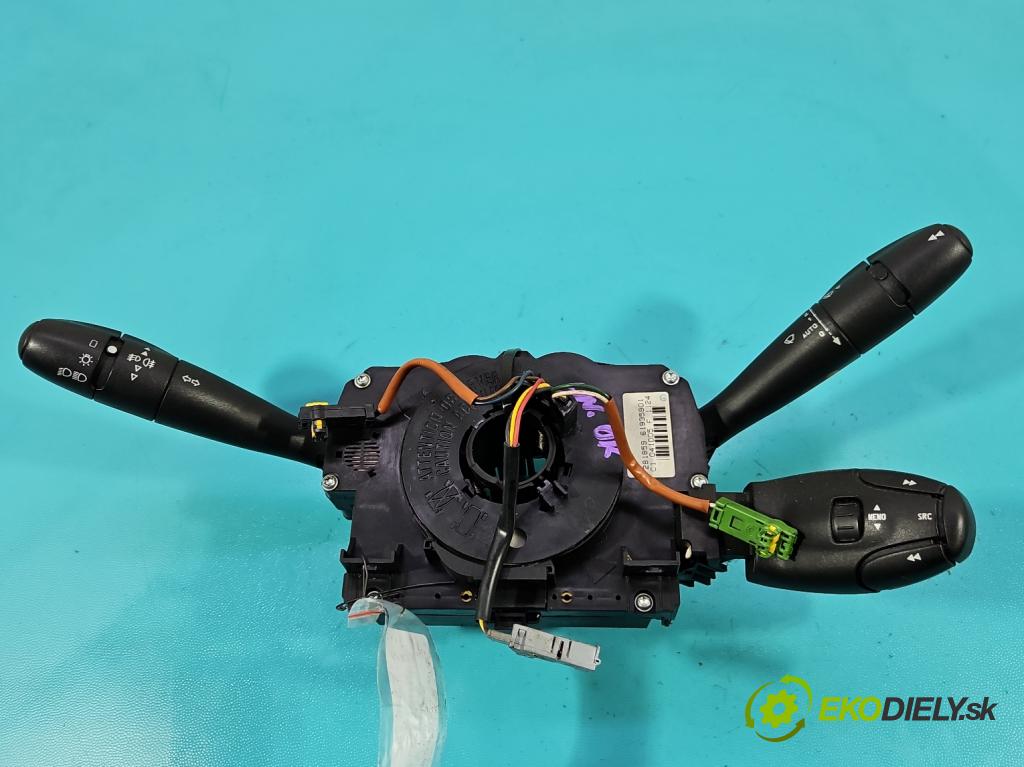 Peugeot 407 1.6 hdi 109 HP manual 80 kW 1560 cm3 4- prepínač komplex: 96592431XT (Prepínacie páčky pod volantom)