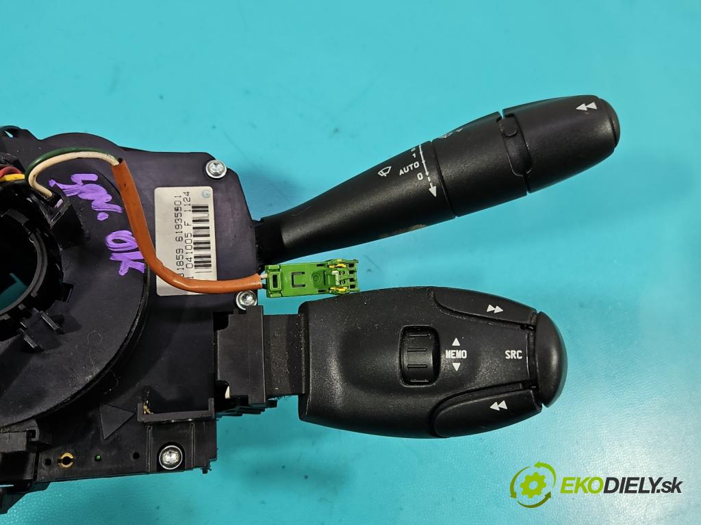 Peugeot 407 1.6 hdi 109 HP manual 80 kW 1560 cm3 4- prepínač komplex: 96592431XT (Prepínacie páčky pod volantom)