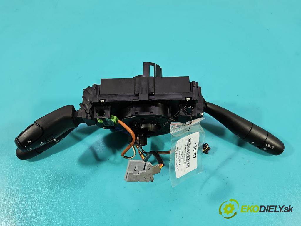 Peugeot 407 1.6 hdi 109 HP manual 80 kW 1560 cm3 4- prepínač komplex: 96592431XT (Prepínacie páčky pod volantom)