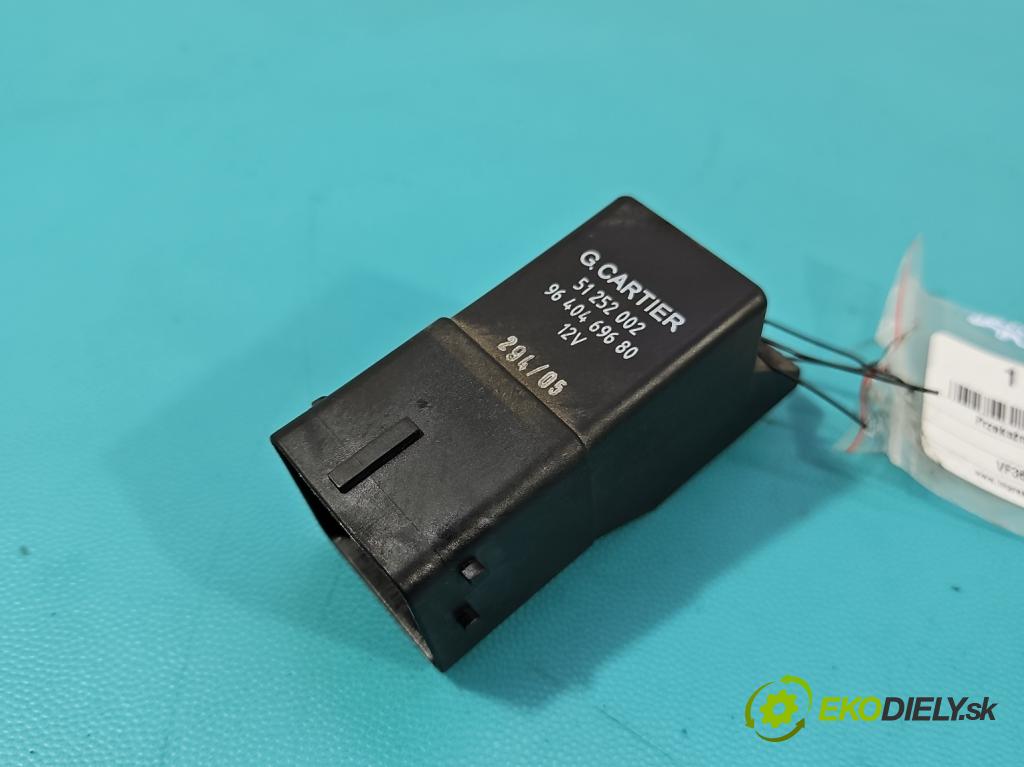 Peugeot 407 1.6 hdi 109 HP manual 80 kW 1560 cm3 4- Relé: svíčky: zařicích: 9640469680 (Relé)