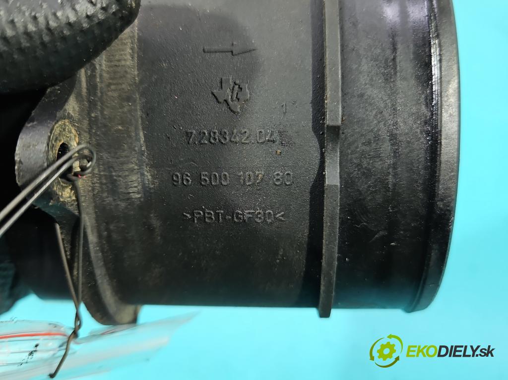 Peugeot 407 1.6 hdi 109 HP manual 80 kW 1560 cm3 4- průtokoměr: 9650010780 (Váha vzduchu)