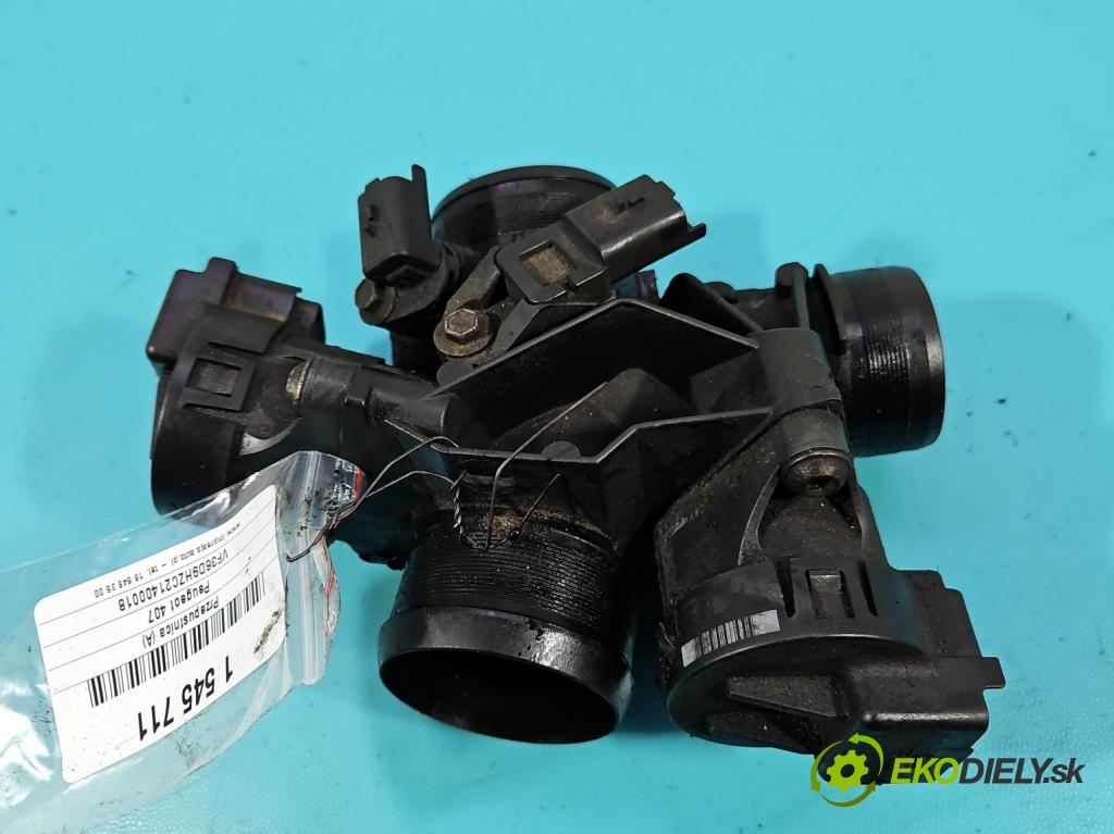 Peugeot 407 1.6 hdi 109 HP manual 80 kW 1560 cm3 4- klapka  (Škrtiaca klapka)