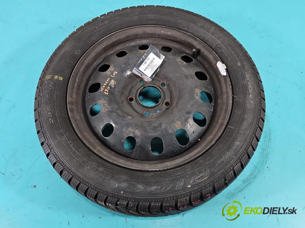 Peugeot 407 1.6 hdi 109 HP manual 80 kW 1560 cm3 4- koleso rezervne 16"