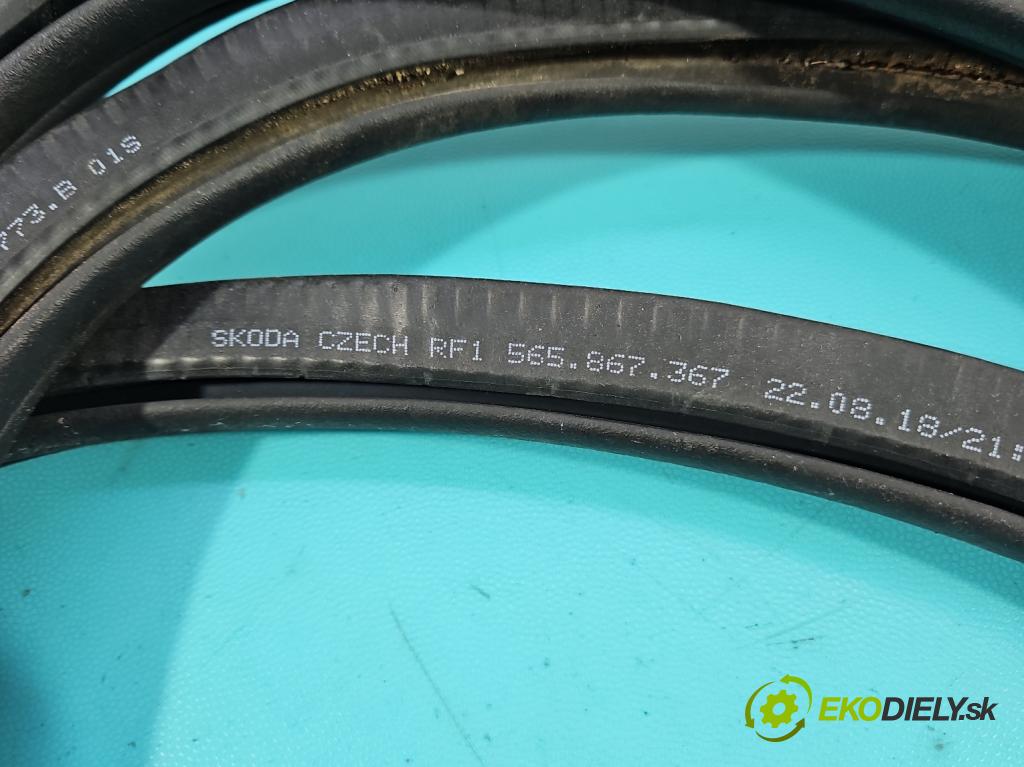 Skoda Kodiaq I 2.0 tdi 150 hp automatic 110 kW 1968 cm3 5- Těsnění: dveře zadní levé 565867367 (Karoserie ostatní)