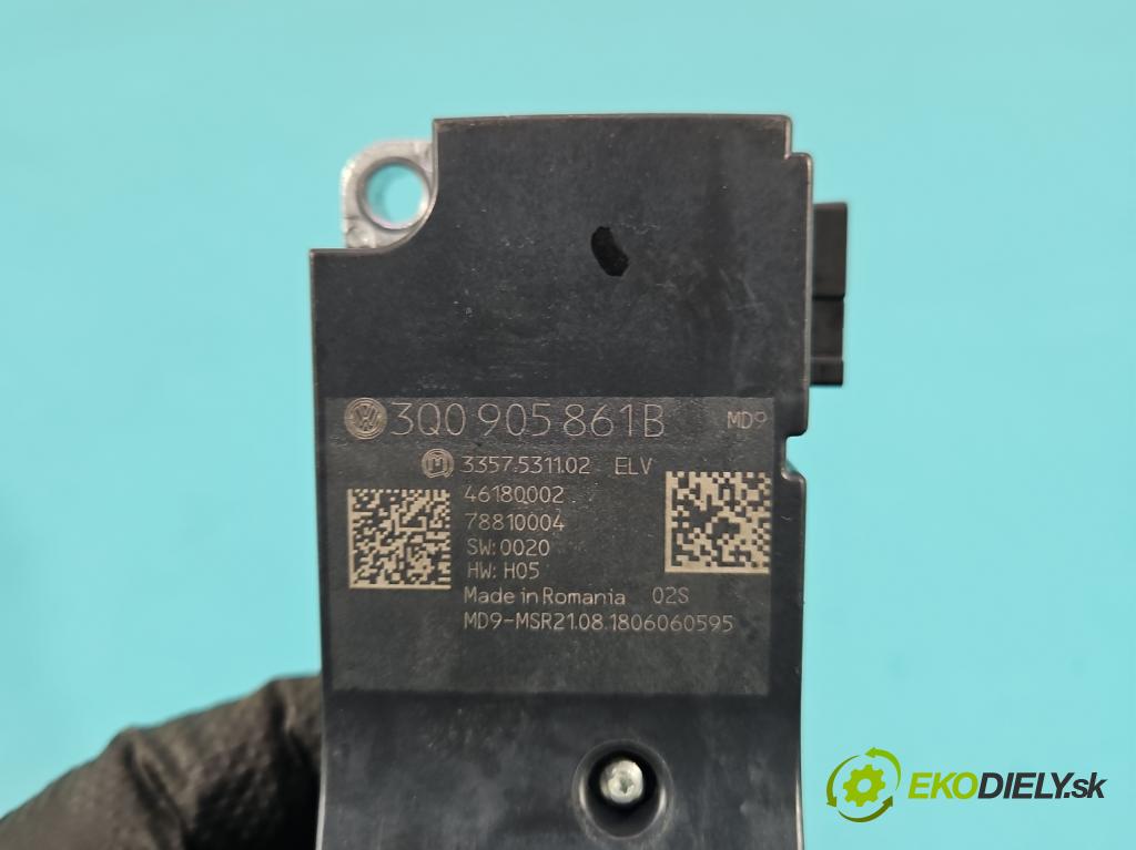 Skoda Kodiaq I 2.0 tdi 150 HP automatic 110 kW 1968 cm3 5- Blokáda: řízení: 3Q0905861B (Riadenie ostatné)