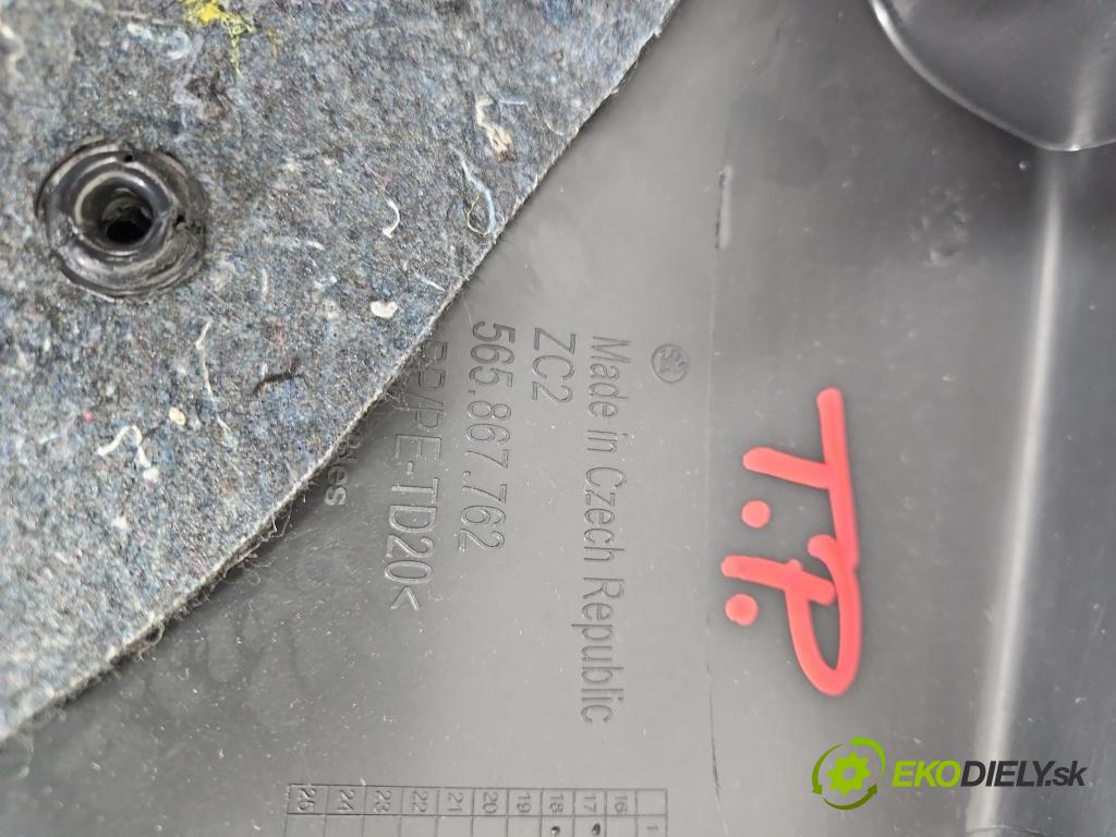 Skoda Kodiaq I 2.0 tdi 150 hp automatic 110 kW 1968 cm3 5- Tapacír: kufra: pravé 565867428P