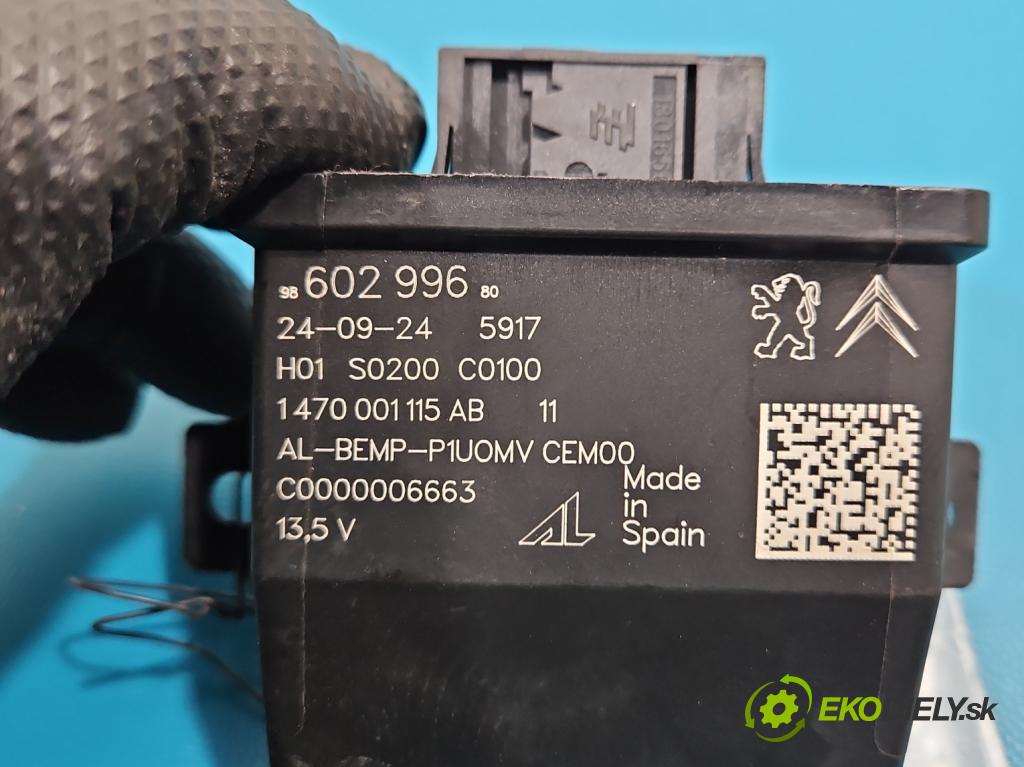 Opel Grandland 2017–2024 1.2 T 131 HP automatic 96 kW 1199 cm3 5- riadiaca jednotka ostatné 9860299680