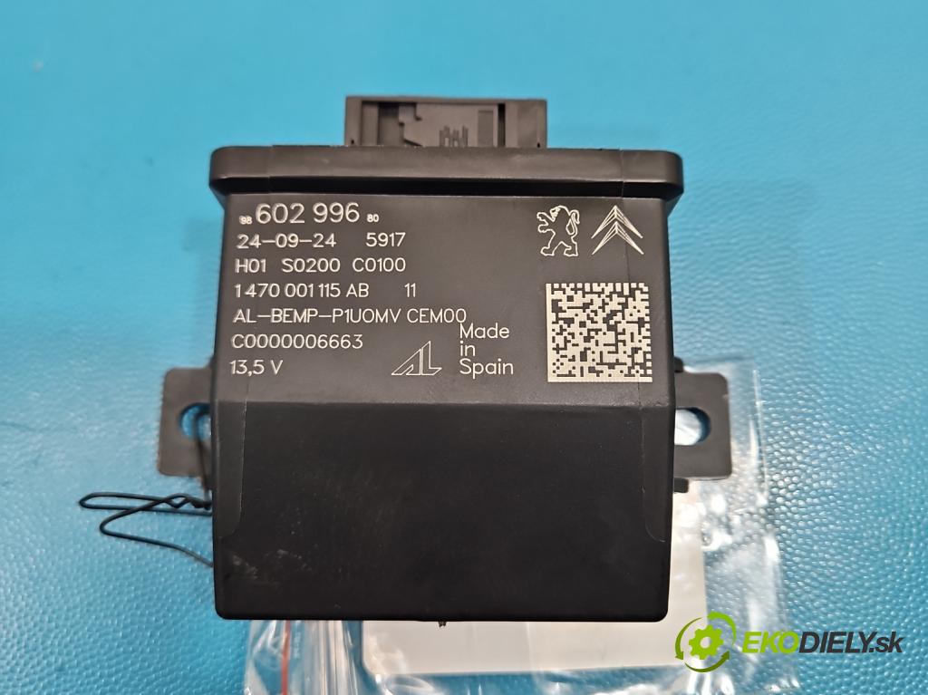 Opel Grandland 2017–2024 1.2 T 131 HP automatic 96 kW 1199 cm3 5- riadiaca jednotka ostatné 9860299680