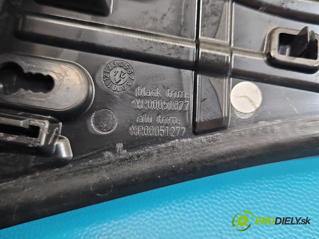 Opel Grandland 2017–2024 1.2 T 131 hp automatic 96 kW 1199 cm3 5- lišta karosérie: YP00051377