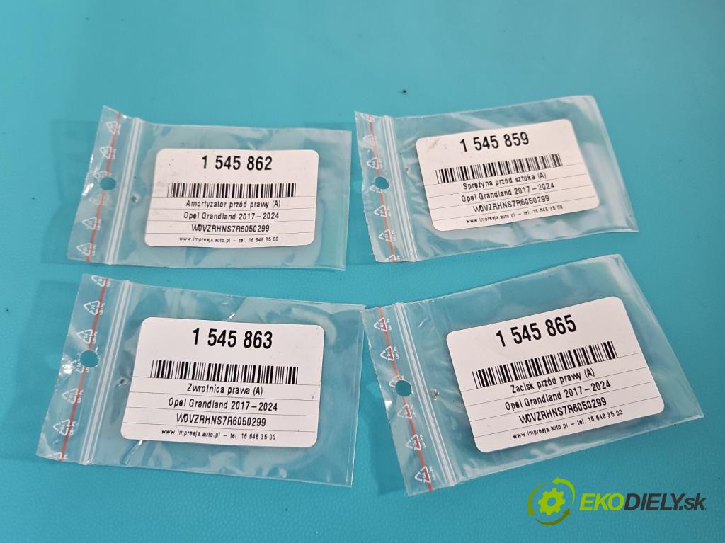 Opel Grandland 2017–2024 1.2 T 131 hp manual 96 kW 1199 cm3 5- náboj pravé  (Náboj kola)