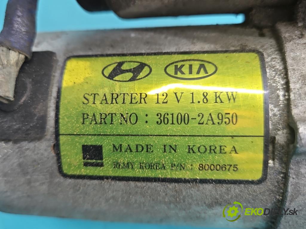 Hyundai I30 II 2012-2016 1.6 crdi 110 HP manual 81 kW 1582 cm3 5- štartér 36100-2A950 (Štartér)