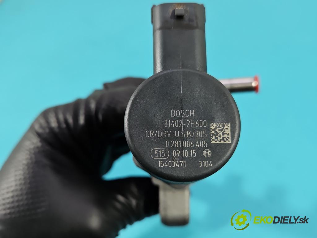 Hyundai I30 II 2012-2016 1.6 crdi 110 HP manual 81 kW 1582 cm3 5- lišta vstrekovacia 0445214323 (Vstrekovacia lišta)