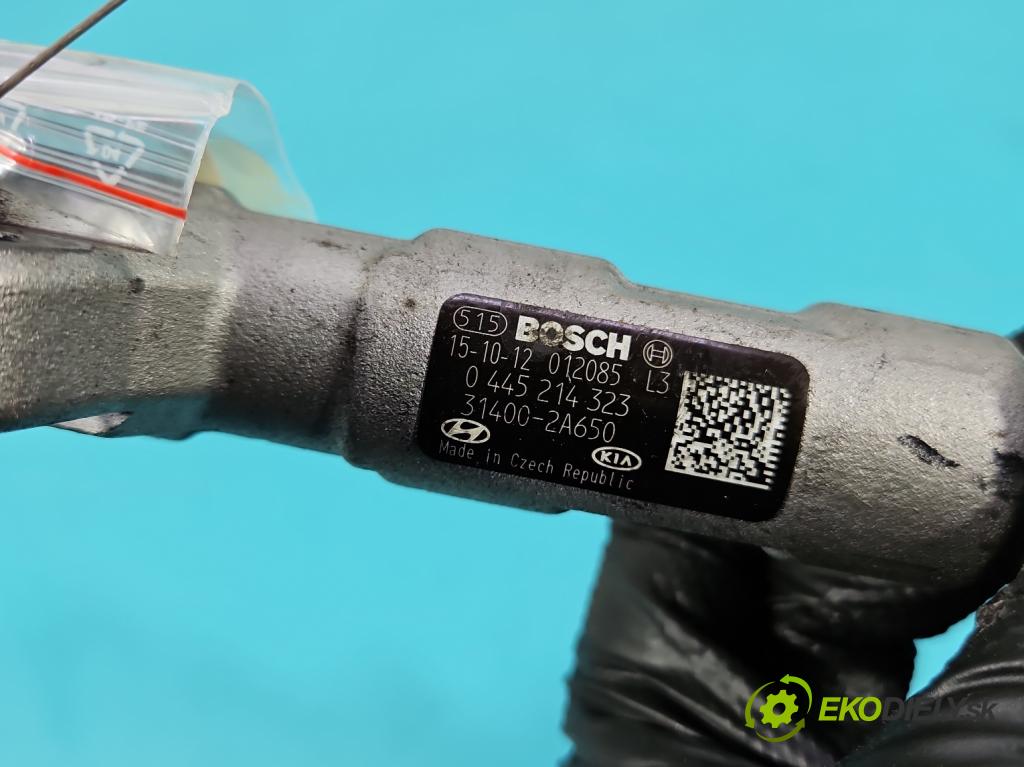 Hyundai I30 II 2012-2016 1.6 crdi 110 HP manual 81 kW 1582 cm3 5- lišta vstrekovacia 0445214323 (Vstrekovacia lišta)