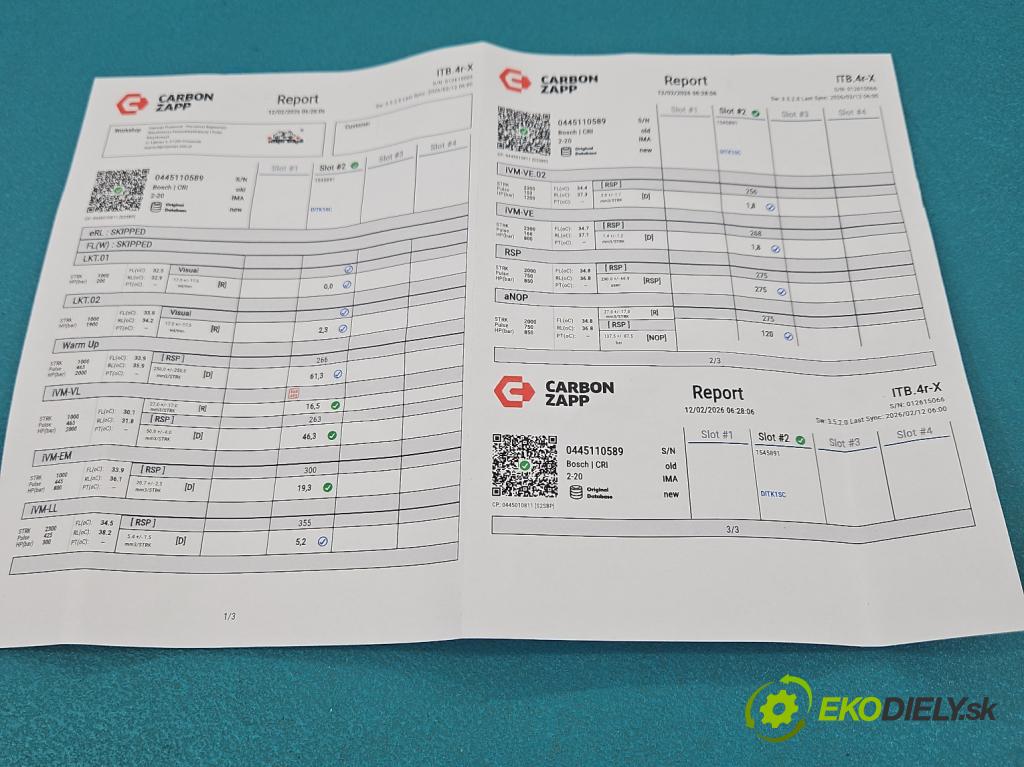 Hyundai I30 II 2012-2016 1.6 crdi 110 HP manual 81 kW 1582 cm3 5- vstrek 0445110589 (Vstrekovač paliva)