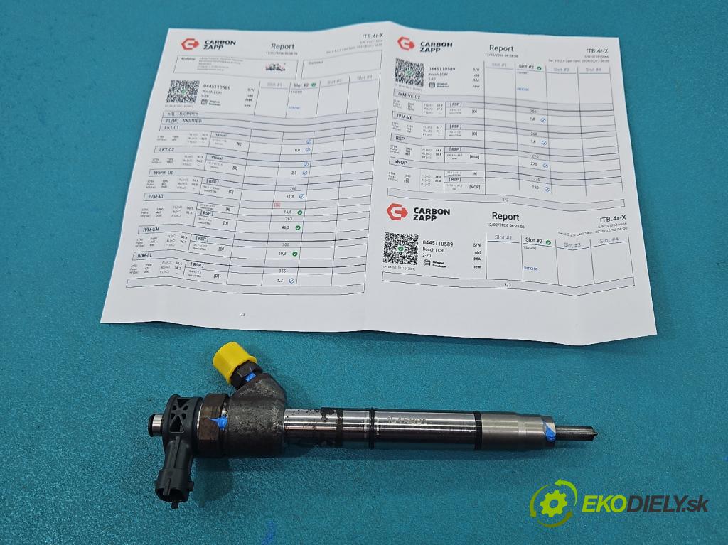 Hyundai I30 II 2012-2016 1.6 crdi 110 HP manual 81 kW 1582 cm3 5- vstrek 0445110589 (Vstrekovač paliva)