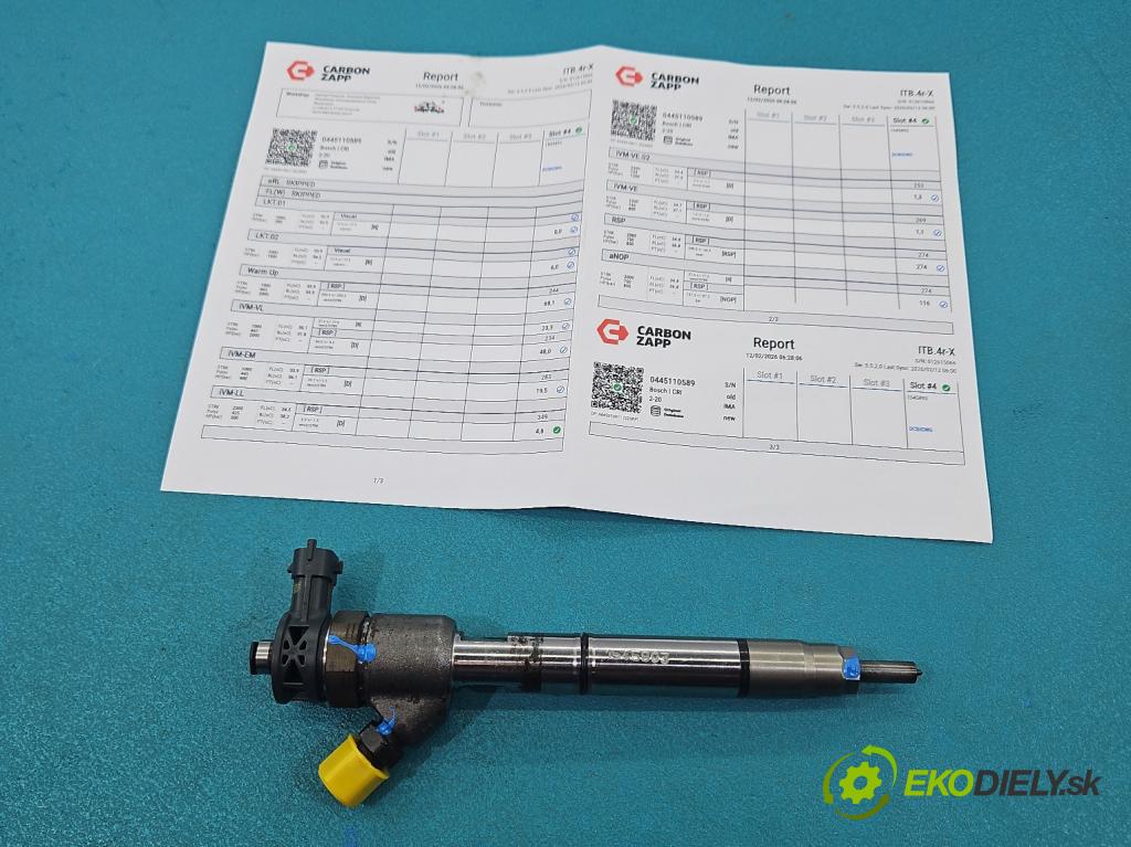 Hyundai I30 II 2012-2016 1.6 crdi 110 HP manual 81 kW 1582 cm3 5- vstrek 0445110589 (Vstrekovač paliva)