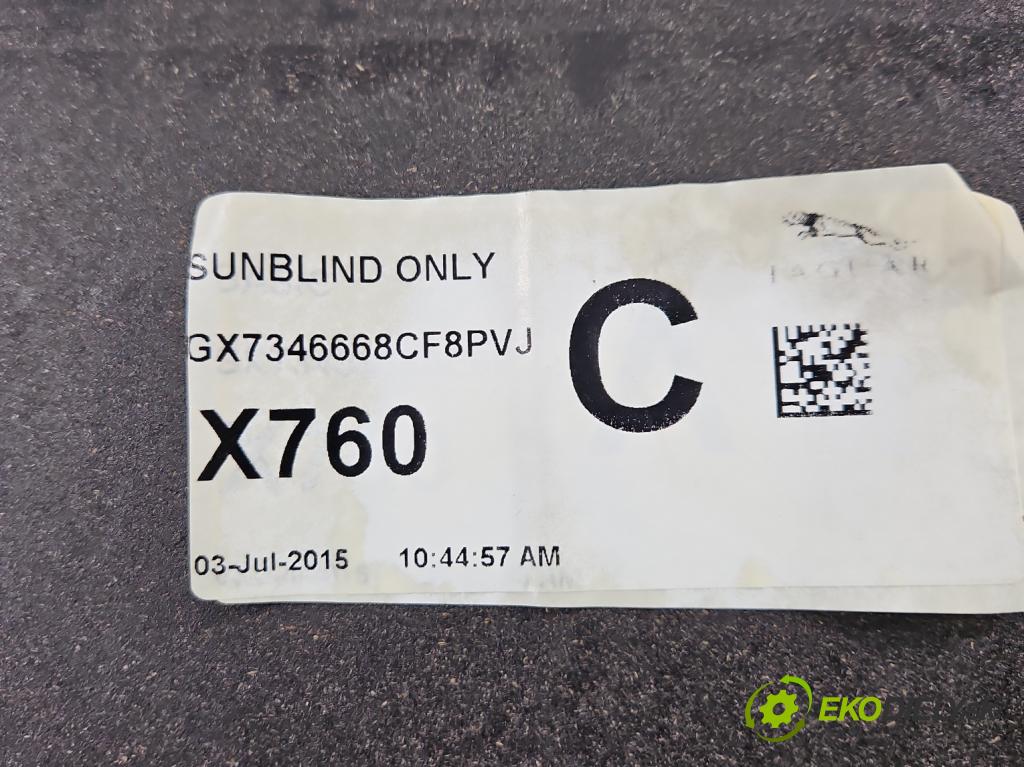 Jaguar XE X760 2015-2024 2.0d 179KM automatic 132 kW 1999 cm3 4- pláto zadní GX7346668CF (Kryt zavazadlového prostoru)