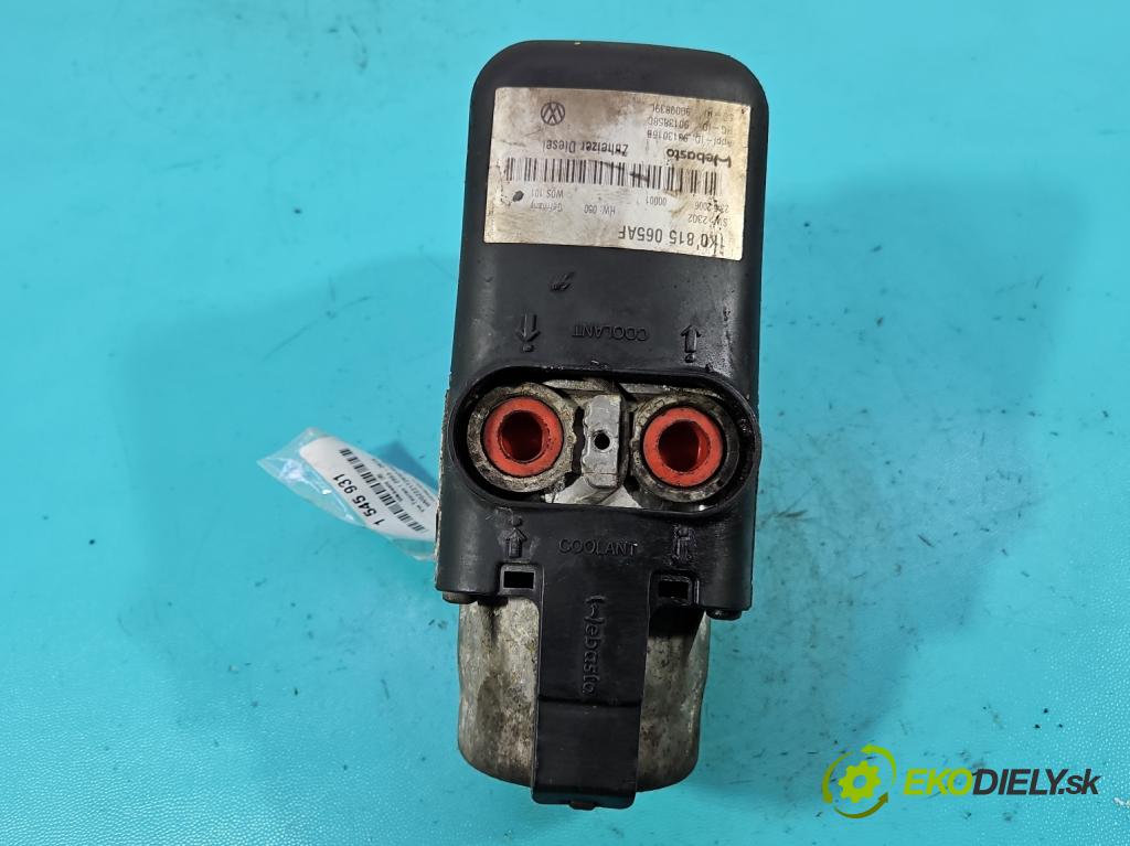 Vw Touran I 2003-2015 2.0 tdi 170 HP automatic 125 kW 1968 cm3 5- Webasto 1K0815065AF (Webasto (nezávislé kúrenie))