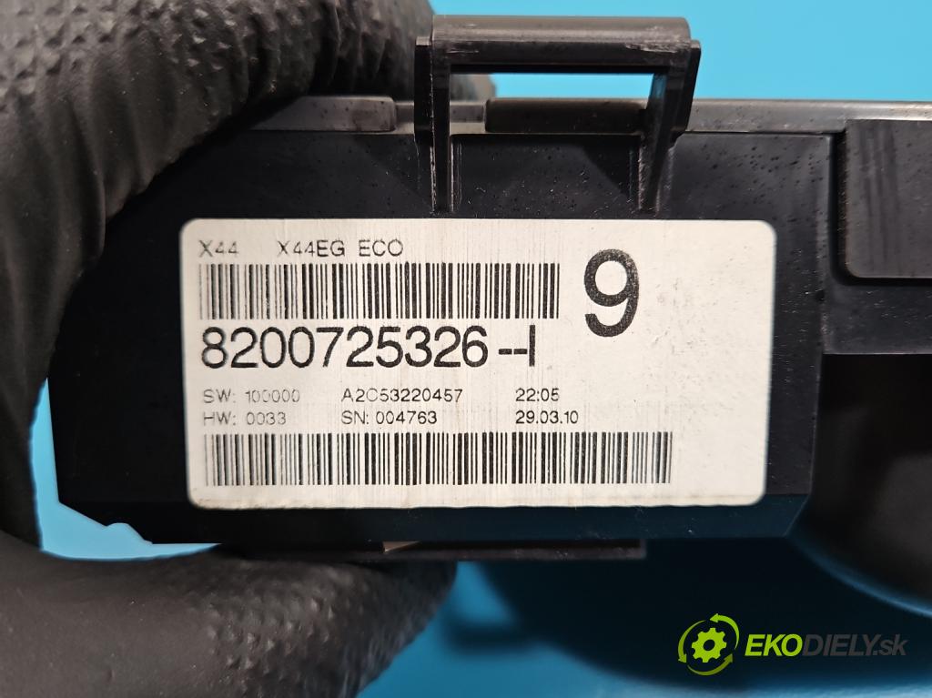 Renault Twingo II 2007-2014 1.2 8V 58 HP manual 43 kW 1149 cm3 3- prístrojovka/ budíky 8200725326 (Prístrojová doska)