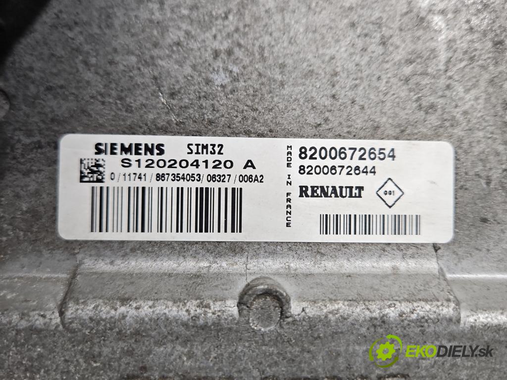 Renault Thalia I 1998-2009 1.2 16V 75 HP manual 55 kW 1149 cm3 4- riadiaca jednotka motora 8200672654
