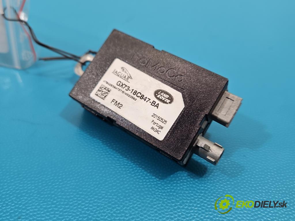 Jaguar XE X760 2015-2024 2.0d 179KM automatic 132 kW 1999 cm3 4- Zesilovač: GX73-18C847-BA (Zosilňovač)