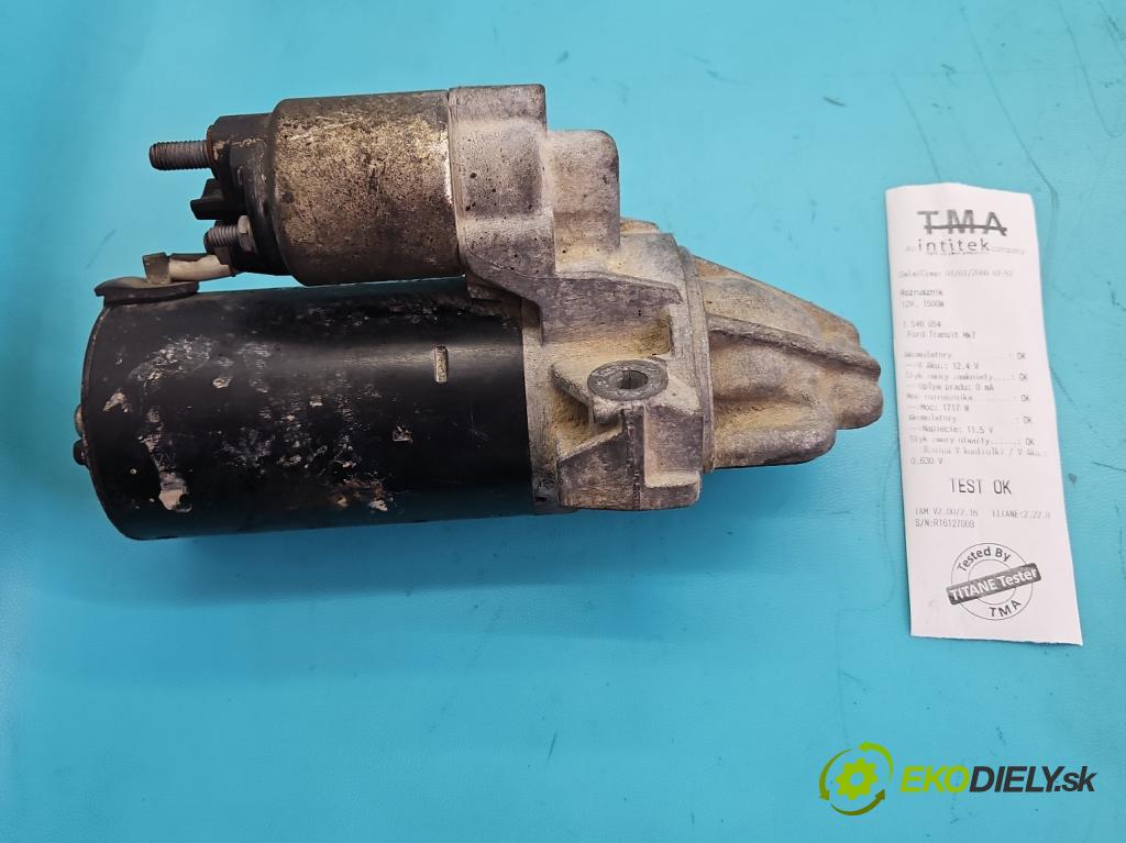 Ford Transit Mk7 2006-2013 2.4 tdci 116 HP manual 85 kW 2402 cm3 5- štartér 0001109325 (Štartér)