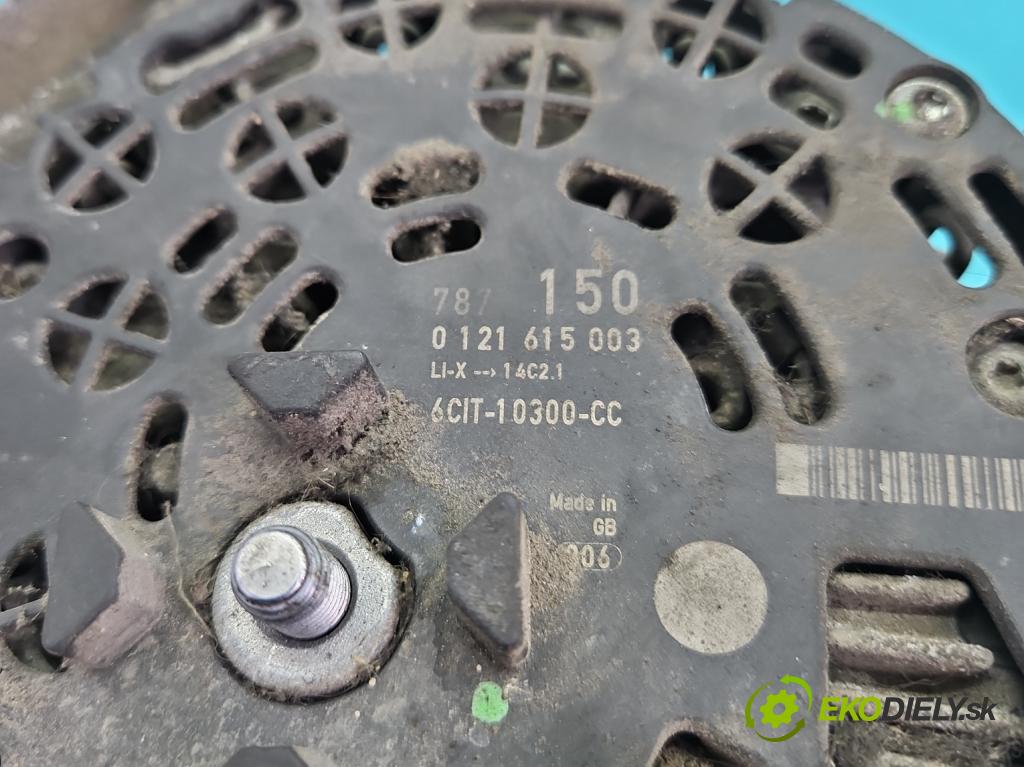 Ford Transit Mk7 2006-2013 2.4 tdci 116 HP manual 85 kW 2402 cm3 5- Alternator 0121615003 (Alternátor)