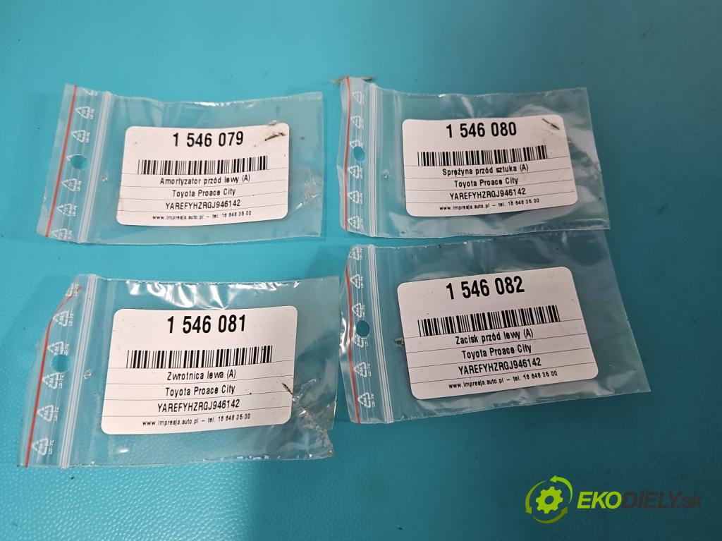 Toyota Proace City 1.5 D4D 131 HP automatic 96 kW 1499 cm3 5- pružina predné