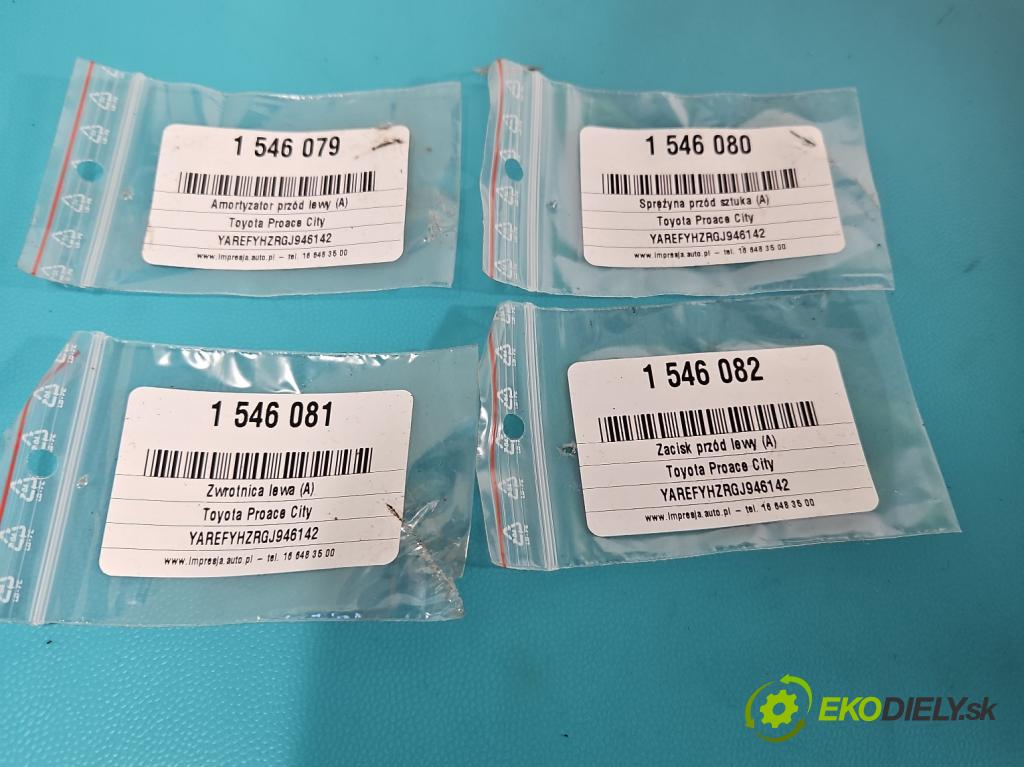 Toyota Proace City 1.5 D4D 131 hp automatic 96 kW 1499 cm3 5- náboj levé  (Náboj kola)