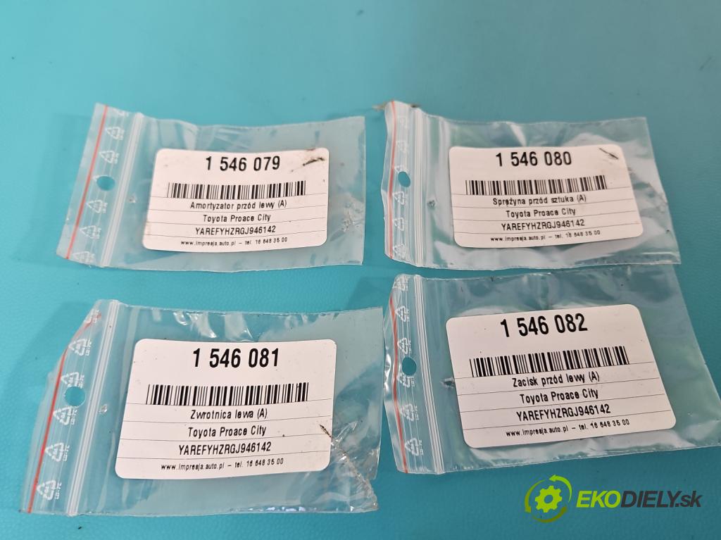 Toyota Proace City 1.5 D4D 131 HP automatic 96 kW 1499 cm3 5- brzdič predné ľavý  (Kľučka dverí ostatné)