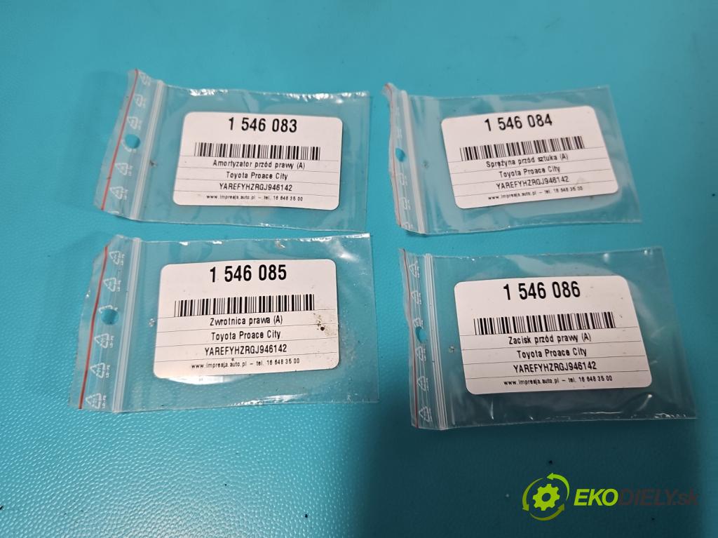 Toyota Proace City 1.5 D4D 131 HP automatic 96 kW 1499 cm3 5- pružina predné