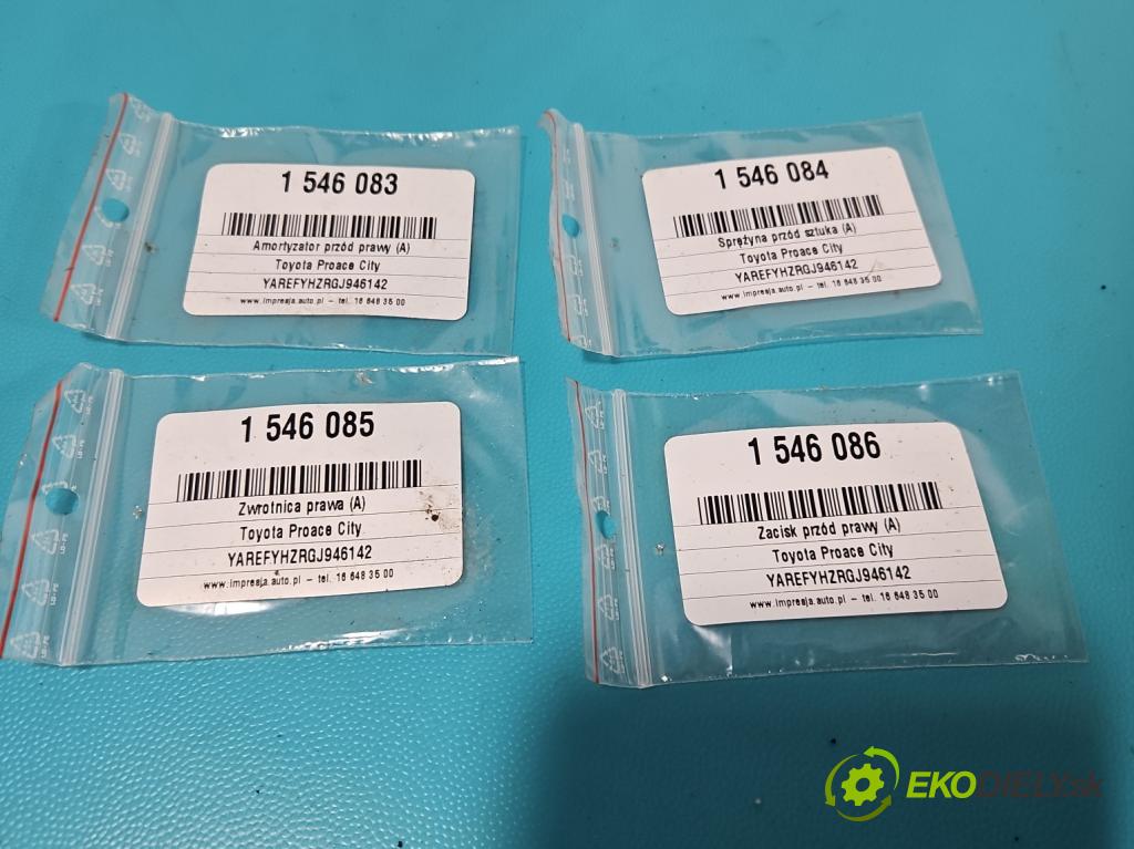 Toyota Proace City 1.5 D4D 131 hp automatic 96 kW 1499 cm3 5- náboj pravé  (Náboj kola)