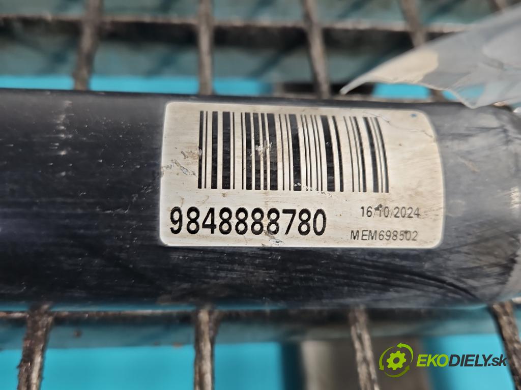 Opel Grandland 2017–2024 1.2 T 131 hp manual 96 kW 1199 cm3 5- tlumič zadní pravý 9848888780 (Tlumič zadní pravý)