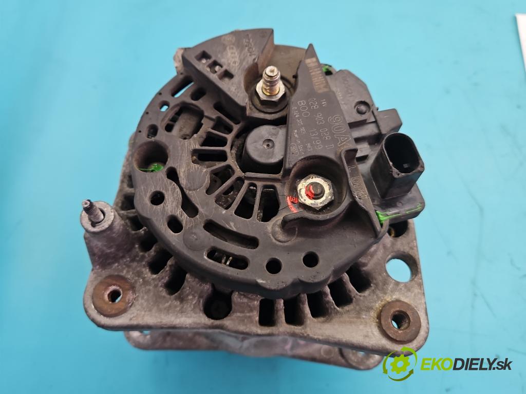 Vw Golf IV 1997-2003 1.6 sr 101 HP manual 74 kW 1595 cm3 5- Alternator 028903028D (Alternátor)
