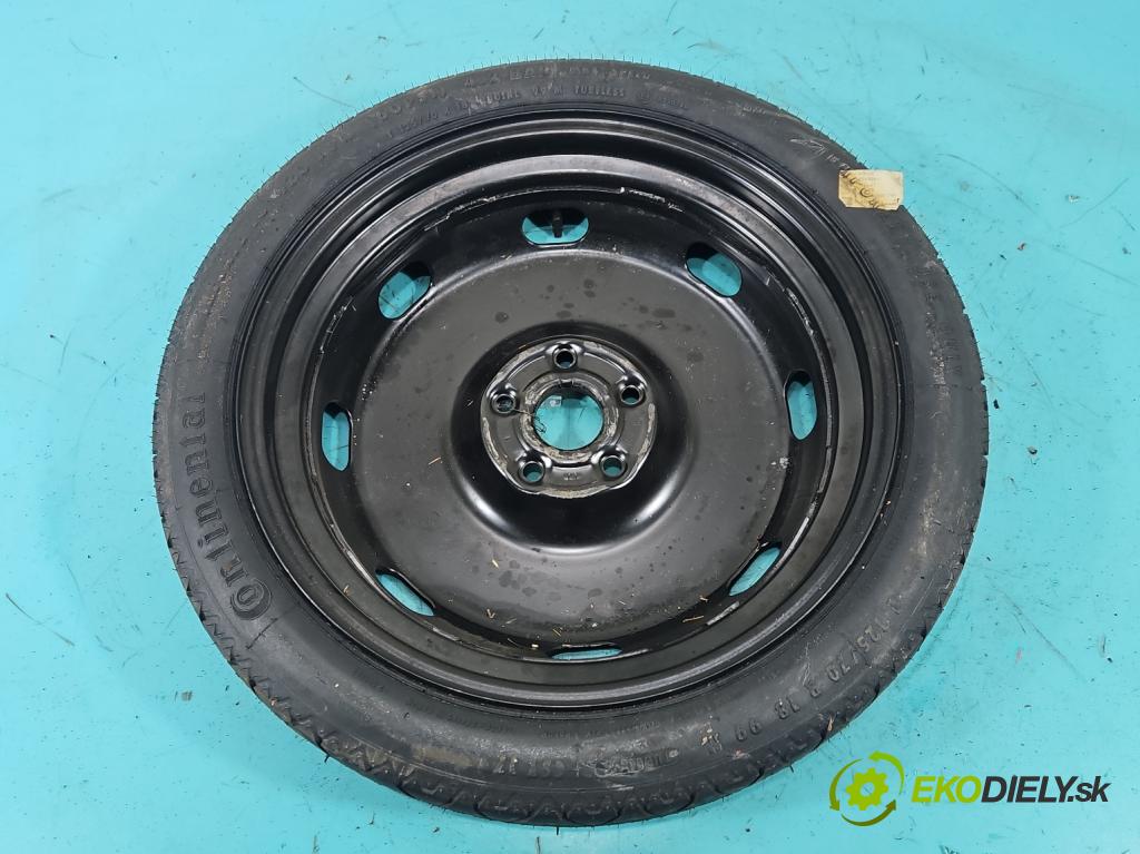 Seat Leon II 2005-2012 1.6 SR 102 HP manual 75 kW 1595 cm3 5- koleso rezervne 18"