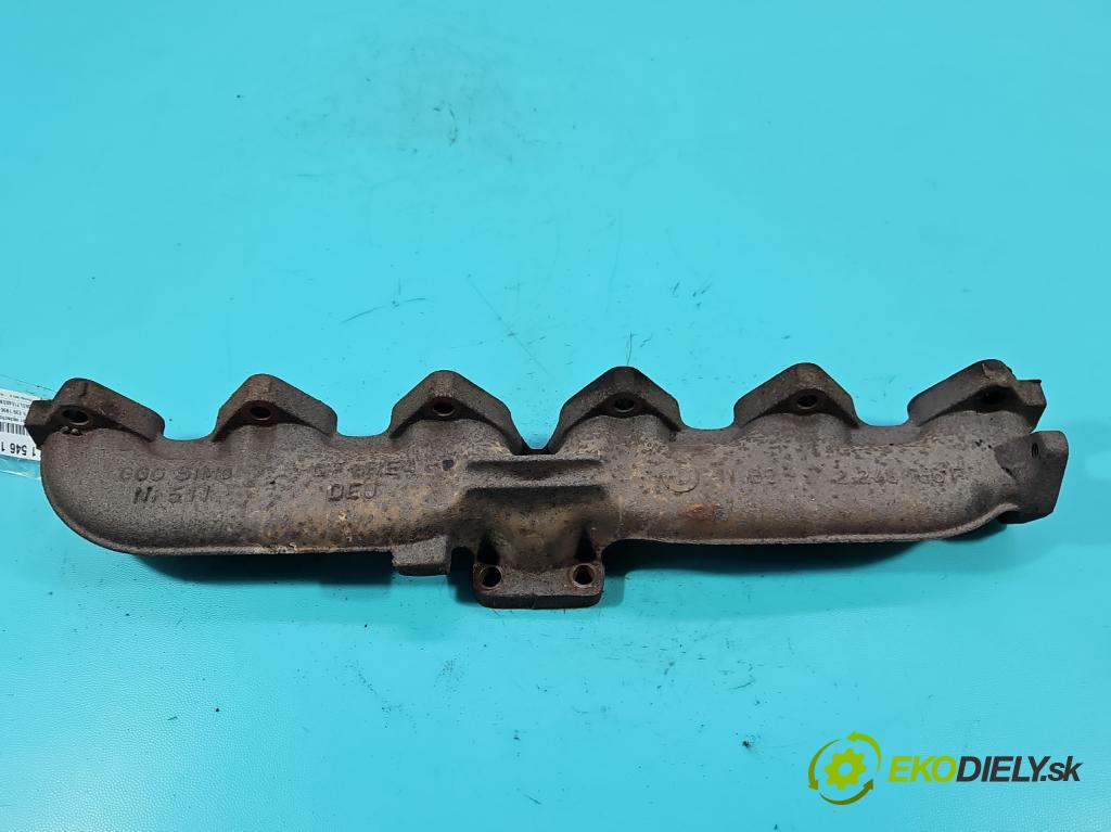 Bmw 5 E39 1996-2003 3.0d 184hp manual 135 kW 2926 cm3 4- zvod výfuk 2248166F (Výfukové potrubie)