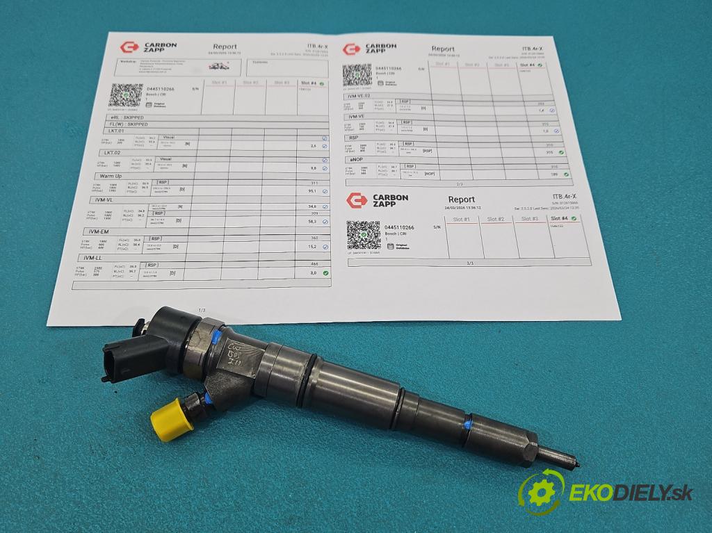 Bmw 5 E39 1996-2003 3.0d 184 hp manual 135 kW 2926 cm3 4- vstřikovač 0445110266 (Vstřikovač paliva)