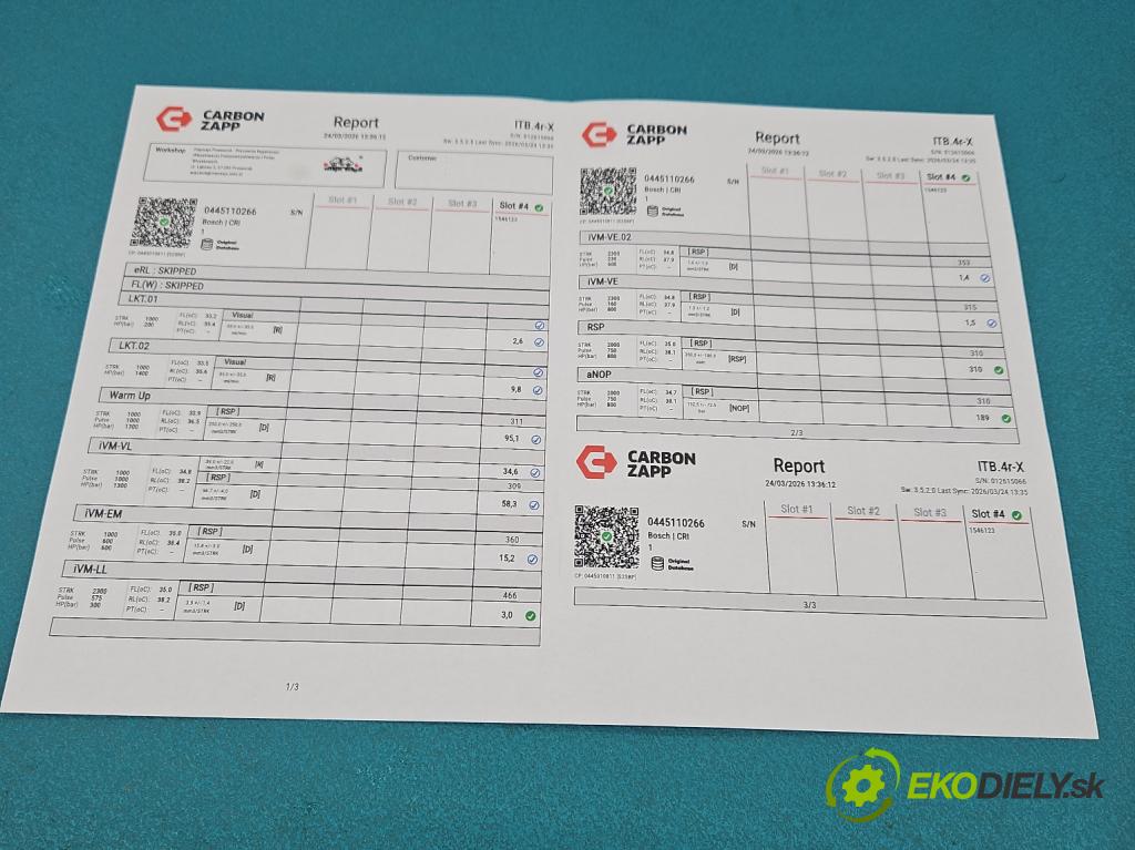 Bmw 5 E39 1996-2003 3.0d 184hp manual 135 kW 2926 cm3 4- vstrek 0445110266 (Vstrekovač paliva)