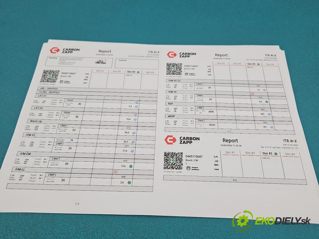Bmw 5 E39 1996-2003 3.0d 184hp manual 135 kW 2926 cm3 4- vstrek 0445110047 (Vstrekovač paliva)